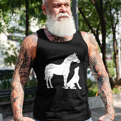 Best Horse Lover Shirt , Funny Horse UnisexT-Shirt/Hoodie/Sweatshirt HLT00 - Horse and Dog Motif for Men and Women Horse Lovers T-Shirt