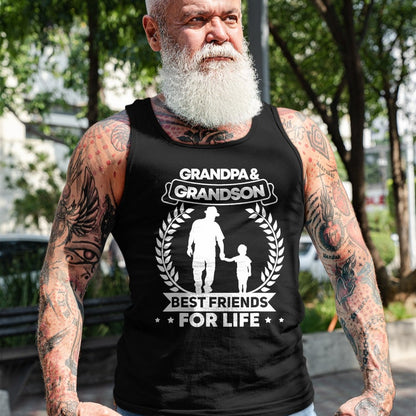 Best Grandpa Shirt, Proud Grandpa Unisex T-Shirt/Hoodie/Sweatshirt HLT00 - Grandpa and Grandson Matching Grandfather and Grandson T-Shirt