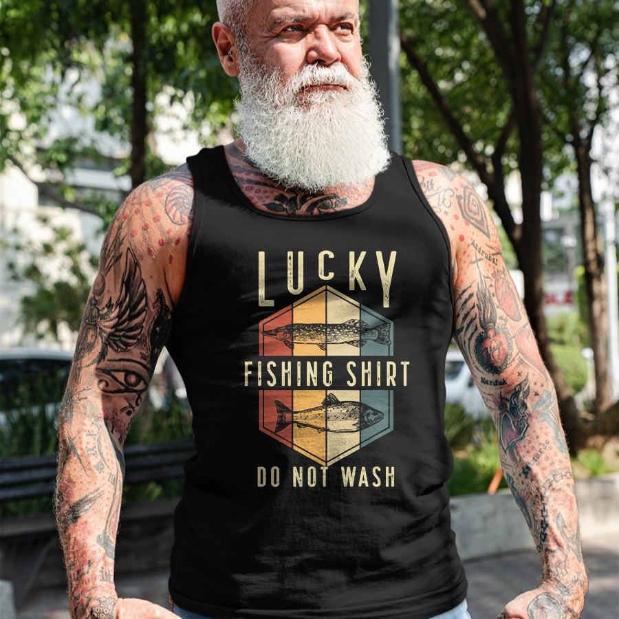 Gift for Dad Shirt, Funny Dad Unisex T-Shirt/Hoodie/Sweatshirt HLT00 – Lucky Fishing Shirt Do Not Wash Father_s Day Fisherman Dad T-Shirt