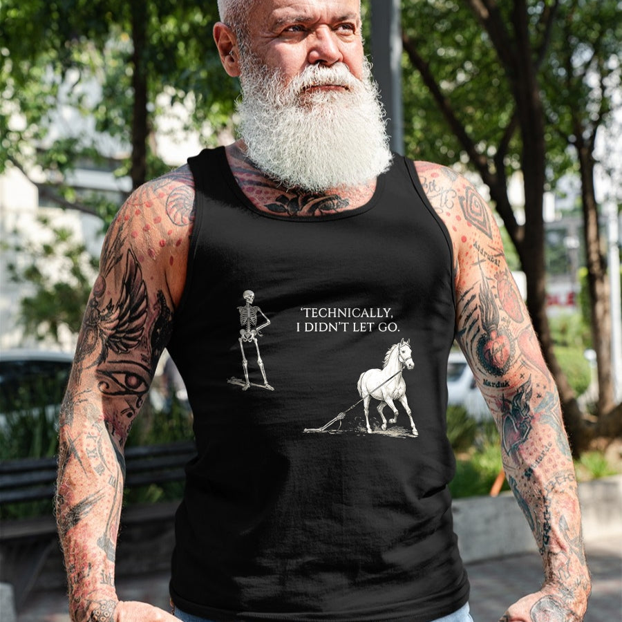 Best Horse Lover Shirt , Funny Horse UnisexT-Shirt/Hoodie/Sweatshirt HLT00 - Horse Riding Saying Equestrian Skeleton Dark Humor Vintage T-Shirt