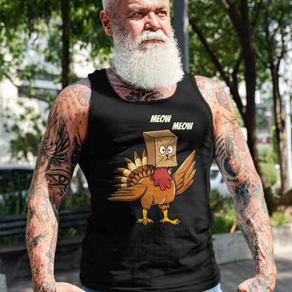 Best Thanksgiving Family Shirt , Funny Thanksgiving UnisexT-Shirt/Hoodie/Sweatshirt HLT00 - Thanksgiving Turkey Cat Meow Funny Men Women Thanksgiving T-Shirt