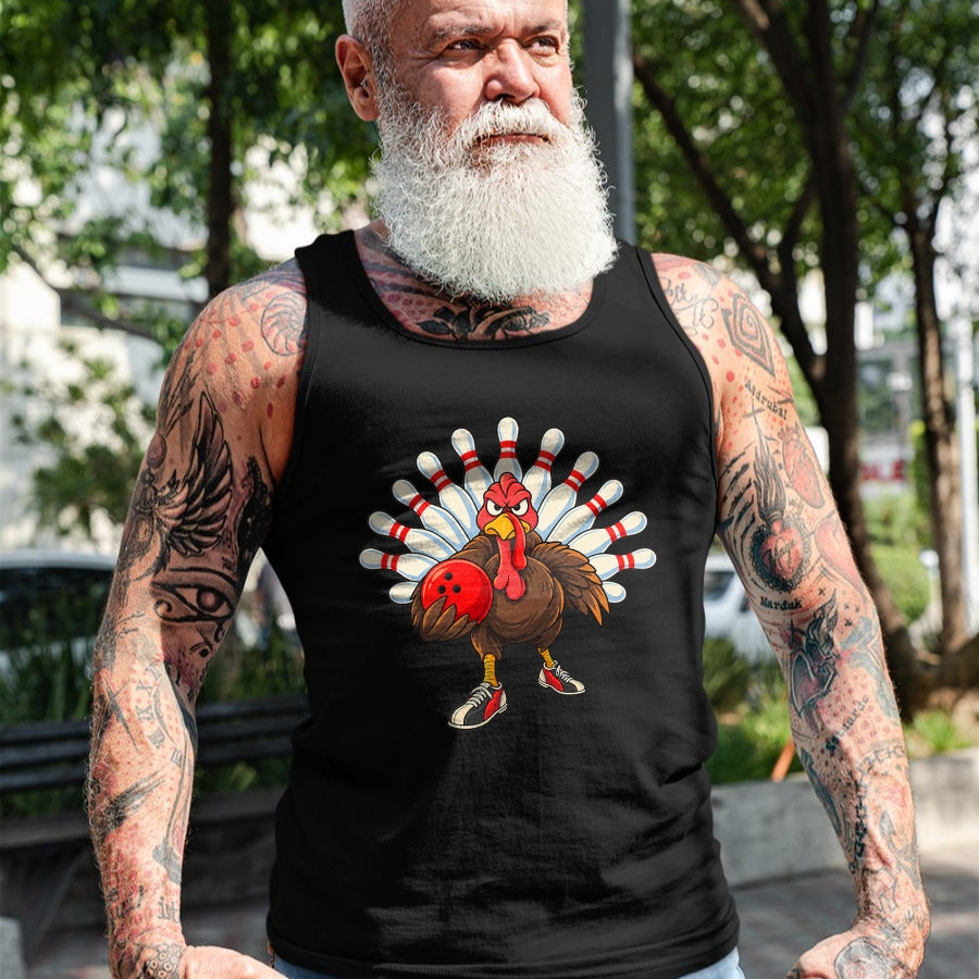 Best Thanksgiving Family Shirt , Funny Thanksgiving UnisexT-Shirt/Hoodie/Sweatshirt HLT00 - Funny Turkey Bowling Happy Thanksgiving Men Women Kids Boys T-Shirt