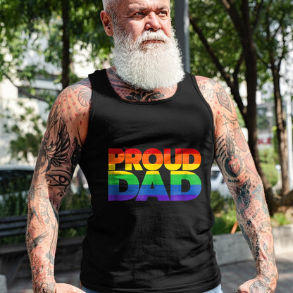 Gift for Dad Shirt, Funny Dad Unisex T-Shirt/Hoodie/Sweatshirt HLT00 – Gay Pride Shirt Proud Dad LGBT parent t-shirt Father_s Day T-Shirt