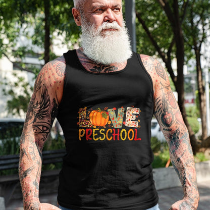 Best Thanksgiving Family Shirt , Funny Thanksgiving UnisexT-Shirt/Hoodie/Sweatshirt HLT00 - Love Preschool Happy Fall Thanksgiving Women Teacher T-Shirt