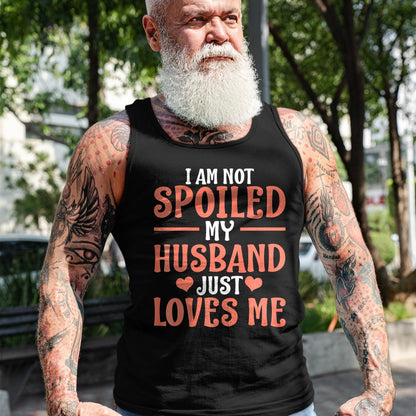 Best Wife Shirt, Wife and Husband Unisex T-Shirt/Hoodie/Sweatshirt HLT00 - Gift for wife T shirt, spoiled wife   Spoiled Wife Art For Women Girl Matching Couple Spoiled Wife P