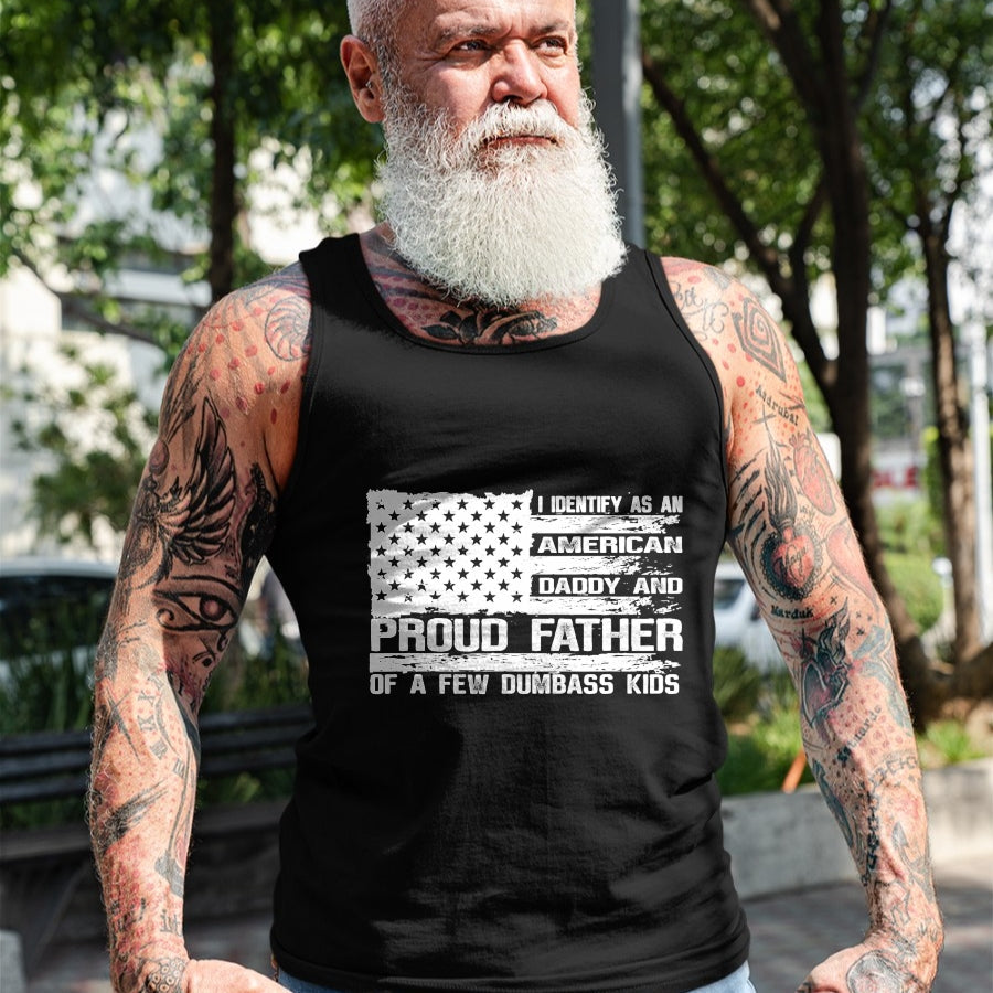 Gift for Dad Shirt, Funny Dad Unisex T-Shirt/Hoodie/Sweatshirt HLT00 – Proud Father of A Few Dumbass Kids Team Daddy Father_s Day T-Shirt