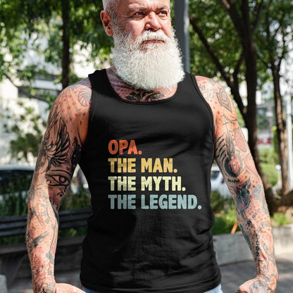 Best Grandpa Shirt, Proud Grandpa Unisex T-Shirt/Hoodie/Sweatshirt HLT00 - Opa The Man Myth Legend Father���s day gift for Grandpa G-Dad T