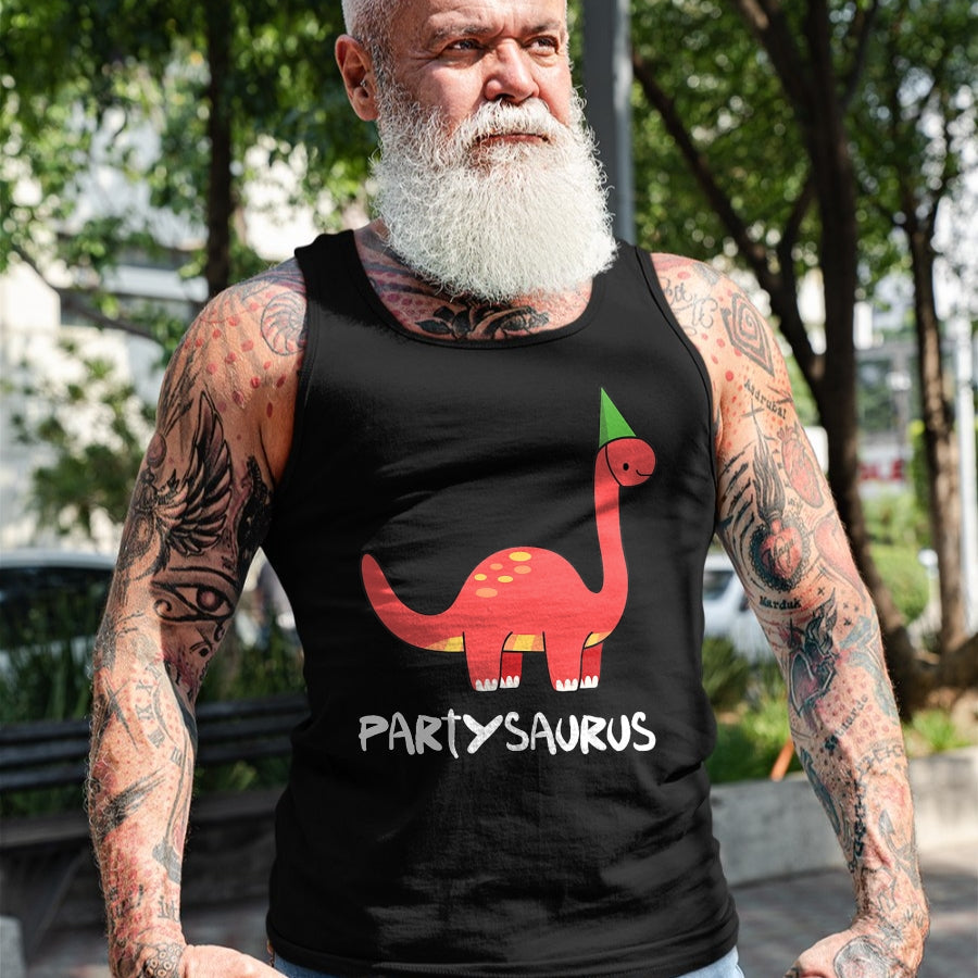Best Dinosaur Lover Shirt, Funny Dinosaur UnisexT-Shirt/Hoodie/Sweatshirt HLT00 - Partysaurus dinosaur with party hat will party celebrations T-Shirt