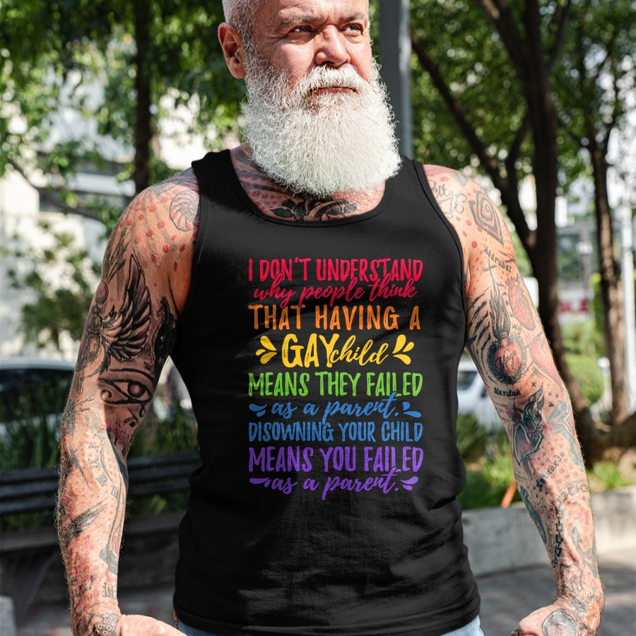 Gift for Dad Shirt, Funny Dad Unisex T-Shirt/Hoodie/Sweatshirt HLT00 – Gay Pride - Proud Parent Mom Dad Parenting Quote T-shirt T-Shirt
