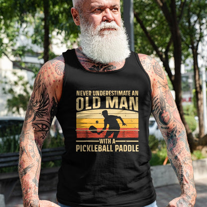 Funny Pickleball Shirt, Pickleball Lover Unisex T-Shirt/Hoodie/Sweatshirt HLT00 - Cool Pickleball Art for Men Grandpa Paddle Pickleball Player T-Shirt, Men, Black, 3X-Large