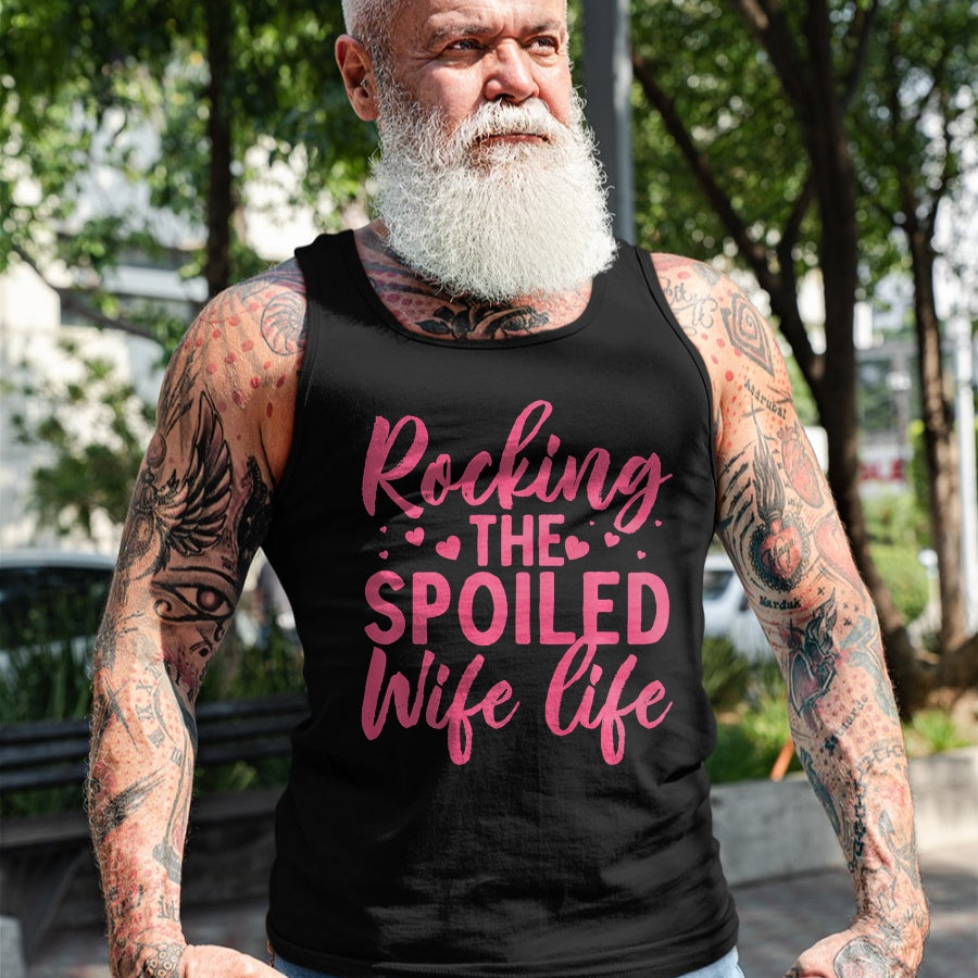 Best Wife Shirt, Wife and Husband Unisex T-Shirt/Hoodie/Sweatshirt HLT00 - Gift for wife T shirt, spoiled wife   Funny Spoiled Wife Art For Women Girls Husband Spoiled Wife Pr (6)