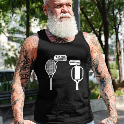 Funny Pickleball Shirt, Pickleball Lover Unisex T-Shirt/Hoodie/Sweatshirt HLT00 - I Am Your Father Funny Pickleball Tennis Racket T-Shirt