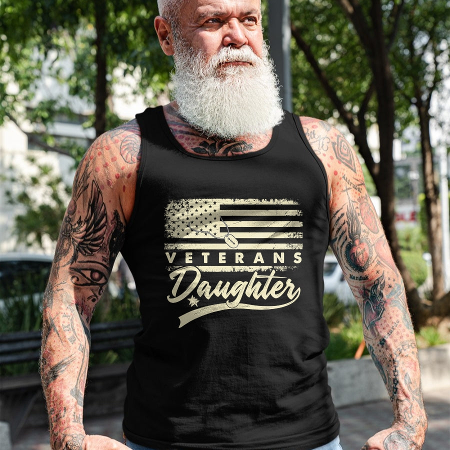 Proud Veteran Shirt, Funny Veteran UnisexT-Shirt/Hoodie/Sweatshirt HLT00 - I_m Not Just a Daddy_s Little Girl I_m a Veteran_s Daughter T-Shirt