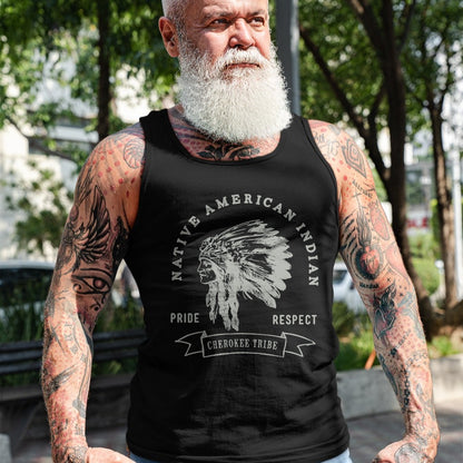 Native American T-Shirts, Vintage Native American Unisex T-Shirt/Hoodie/Sweatshirt HLT00 - Cherokee Tribe Native American Indian Pride Respect Design