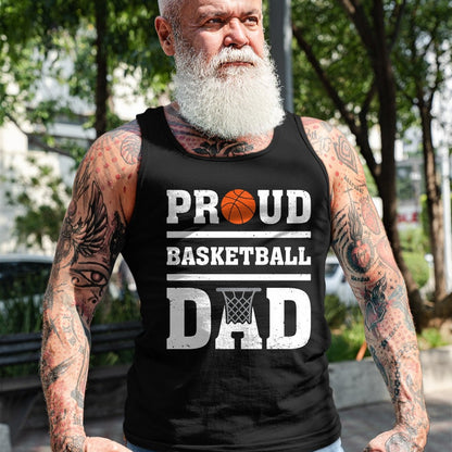 Gift for Dad Shirt, Funny Dad Unisex T-Shirt/Hoodie/Sweatshirt HLT00 – Basketball Lover Proud Basketball Dad Father_s Day Long Sleeve T-Shirt
