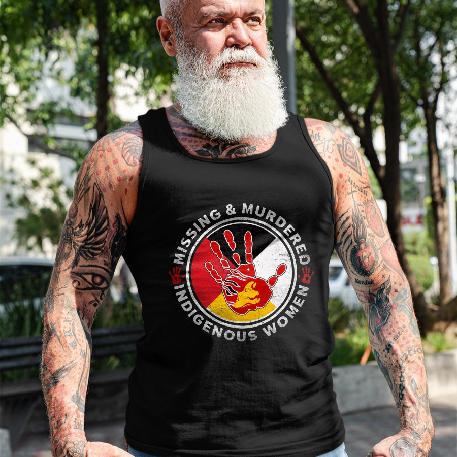 Native American T-Shirts, Vintage Native American Unisex T-Shirt/Hoodie/Sweatshirt HLT00 - MMIW Missing & Murdered Indigenous Women Red Hand
