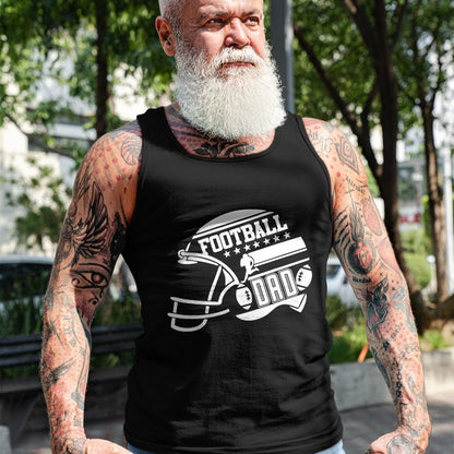 Gift for Dad Shirt, Funny Dad Unisex T-Shirt/Hoodie/Sweatshirt HLT00 – Football Dad Helmet For Men Proud Fathers Day College Season T-Shirt