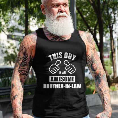 Best Wife Shirt, Wife and Husband Unisex T-Shirt/Hoodie/Sweatshirt HLT00 - This guy awesome brother-in-law from sister-in-law T-Shirt