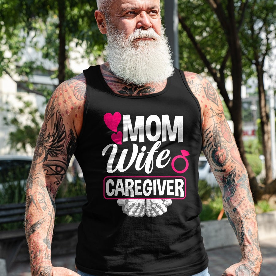 Funny Nurse Shirt, Nurse Unisex T-Shirt/Hoodie/Sweatshirt HLT00 - Mom Wife Caregiver Funny Caregiver T-Shirt