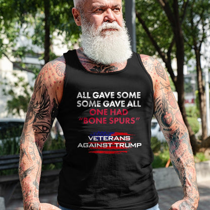 Proud Veteran Shirt, Funny Veteran UnisexT-Shirt/Hoodie/Sweatshirt HLT00 - Veterans Anti-Trump Draft Dodger Bone Spores Vet T-Shirt T-Shirt, Men, Asphalt Grey, X-Large
