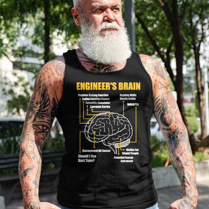 Best Mechanic Life Shirt, Funny Mechanic UnisexT-Shirt/Hoodie/Sweatshirt HLT00 - Engineer's Brain - Funny Sarcastic Engineering Gift Short Sleeve T-Shirt