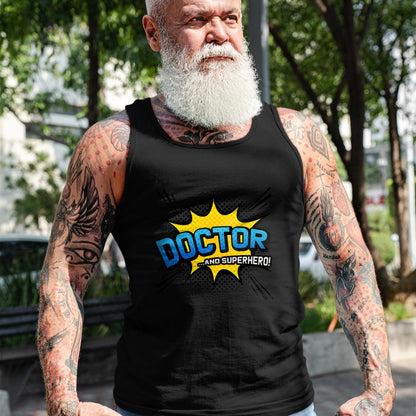 Best Doctor Shirt, Funny Doctor UnisexT-Shirt/Hoodie/Sweatshirt HLT00 - Doctor & Superhero - Comic Book Style T-Shirt
