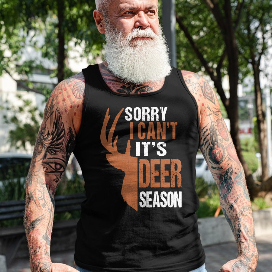 Funny Hunting Shirt, Gift For Hunting Lover Unisex T-Shirt/Hoodie/Sweatshirt HLT00 - Hunting Gift Sorry Deer Season Funny Hunter Dad Father Day T-Shirt