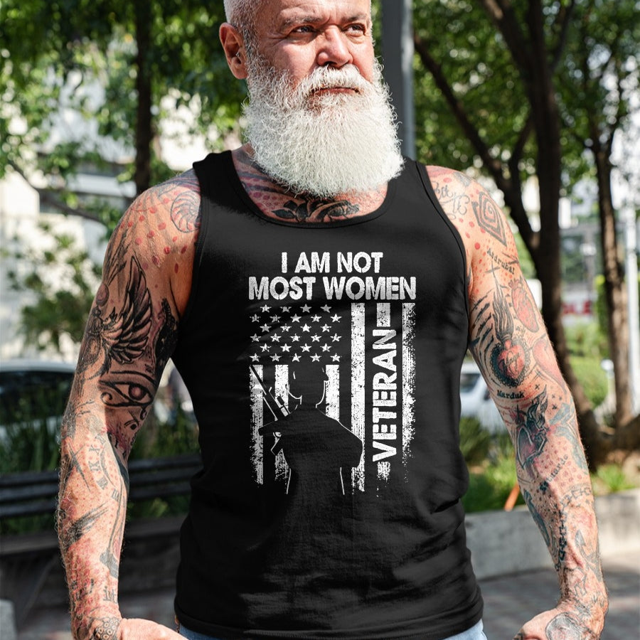 Proud Veteran Shirt, Funny Veteran UnisexT-Shirt/Hoodie/Sweatshirt HLT00 - I Am Not Most Women Veteran Shirt Soldier Wife Mom Mother T-Shirt
