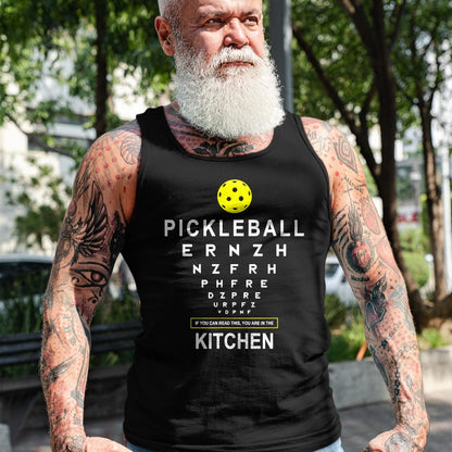Funny Pickleball Shirt, Pickleball Lover Unisex T-Shirt/Hoodie/Sweatshirt HLT00 - Funny Pickleball Shirt If You Can Read This Kitchen Joke T-Shirt