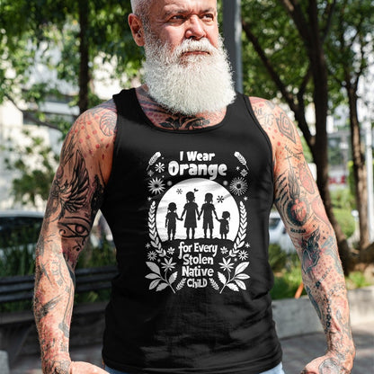 Native American T-Shirts, Vintage Native American Unisex T-Shirt/Hoodie/Sweatshirt HLT00 - I Wear Orange For Every American Native Child Indian Pride (1)