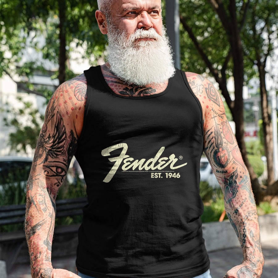 Guitar Lover Shirt, Funny Guitar UnisexT-Shirt/Hoodie/Sweatshirt HLT00 - Fender Classic Fender Est. 1946 Short Sleeve T-Shirt