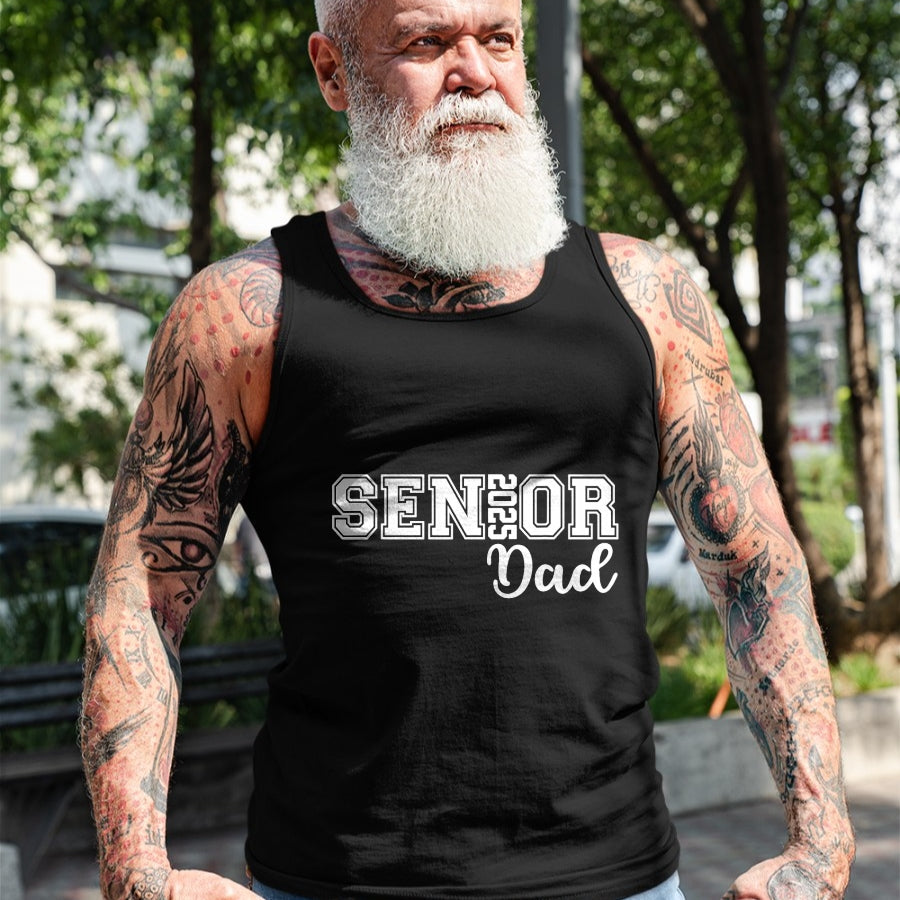 Gift for Dad Shirt, Funny Dad Unisex T-Shirt/Hoodie/Sweatshirt HLT00 – Proud Senior Dad 2025 Senior 2025 Dad Class Of 2025 Father T-Shirt