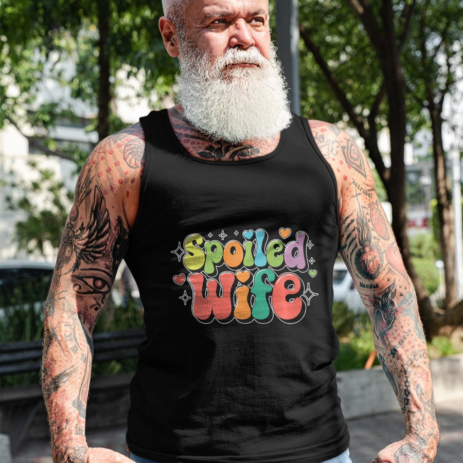 Best Wife Shirt, Wife and Husband Unisex T-Shirt/Hoodie/Sweatshirt HLT00 - Gift for wife T shirt, spoiled wife   Funny Wife Spoiled Wife Sweatshirt