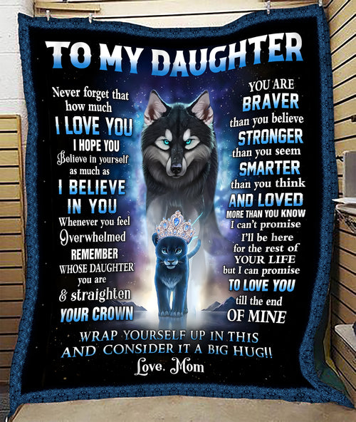 Special Gift For Your Daughter Blanket - From Mom (SKUB12-88)