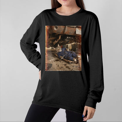 Best Mechanic Life Shirt, Funny Mechanic UnisexT-Shirt/Hoodie/Sweatshirt HLT00 - Cat Meme Funny Cat Lover Meme Humor Hilarious Cat Mechanic T-Shirt