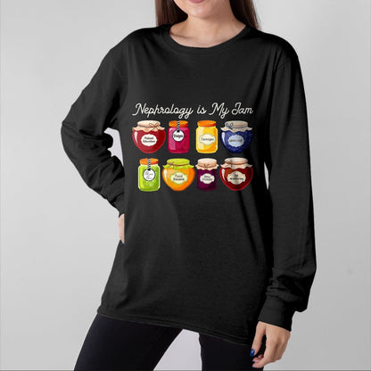 Best Doctor Shirt, Funny Doctor UnisexT-Shirt/Hoodie/Sweatshirt HLT00 - Nephrology is My Jam Kidney Doctor Renal Care Nurse RN LPN T-Shirt, Men, Black, 3X-Large