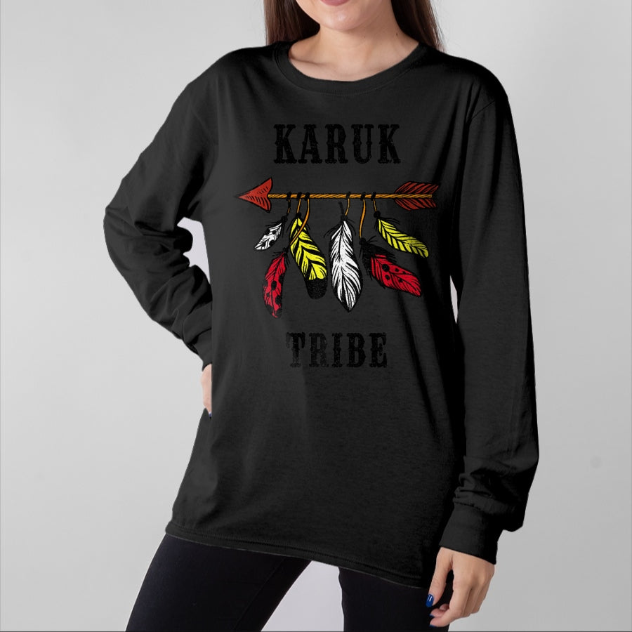 Native American T-Shirts, Vintage Native American Unisex T-Shirt/Hoodie/Sweatshirt HLT00 - Karuk Tribe Pride Native American Indian Culture Premium