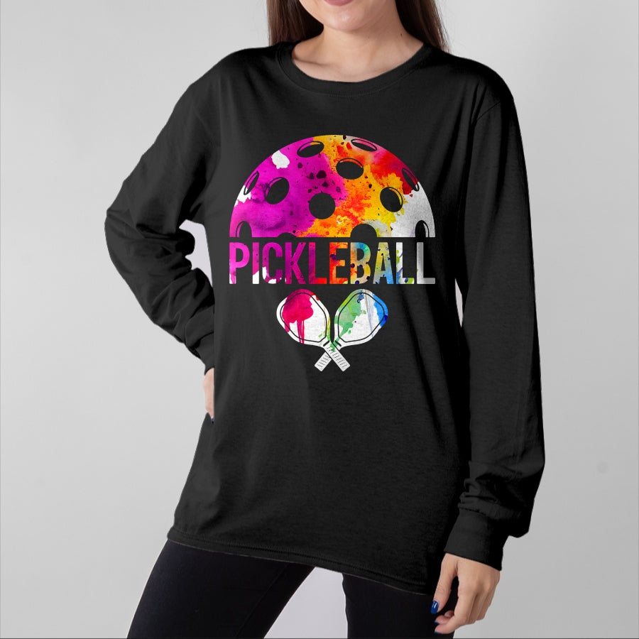 Funny Pickleball Shirt, Pickleball Lover Unisex T-Shirt/Hoodie/Sweatshirt HLT00 - PICKLE BALL PLAY PICKLEBALL T-Shirt