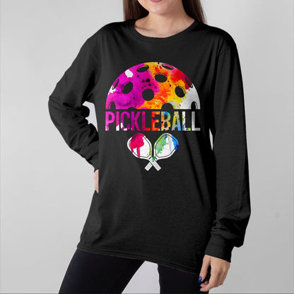 Funny Pickleball Shirt, Pickleball Lover Unisex T-Shirt/Hoodie/Sweatshirt HLT00 - PICKLE BALL PLAY PICKLEBALL T-Shirt