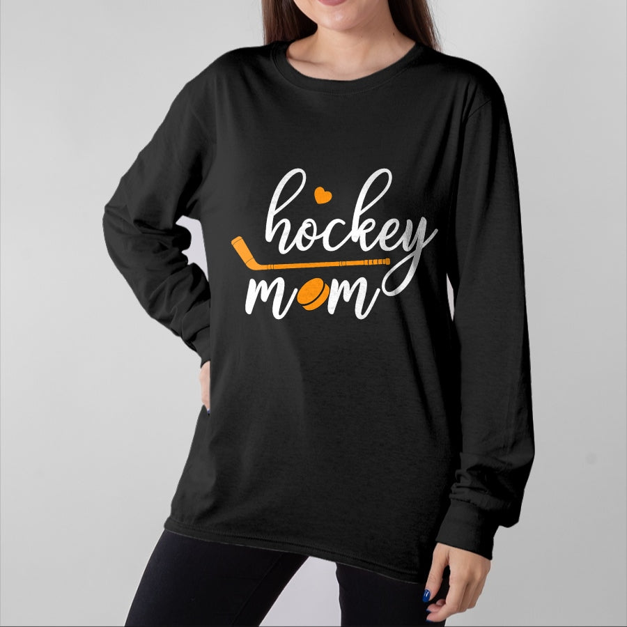 Gift for Mom Shirt, Funny Mom Unisex T-Shirt/Hoodie/Sweatshirt HLT00 - Hockey Mom - Mother Mom T-Shirt