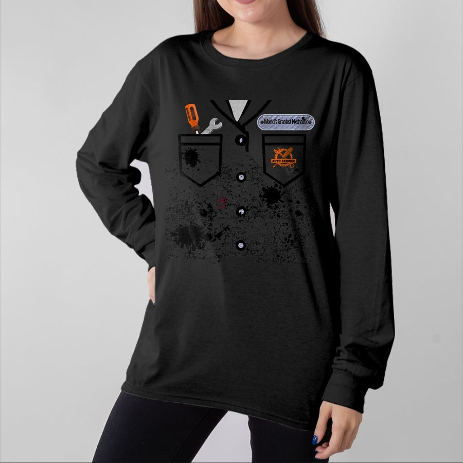 Best Mechanic Life Shirt, Funny Mechanic UnisexT-Shirt/Hoodie/Sweatshirt HLT00 - Auto Mechanic Costume Career Day T-Shirt