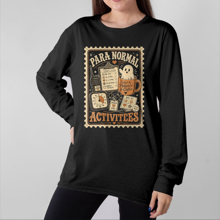 Best Teacher Shirt, Funny Teacher UnisexT-Shirt/Hoodie/Sweatshirt HLT00 - para Normal Activities SPED Teachers Paraprofessional Ghost T-Shirt