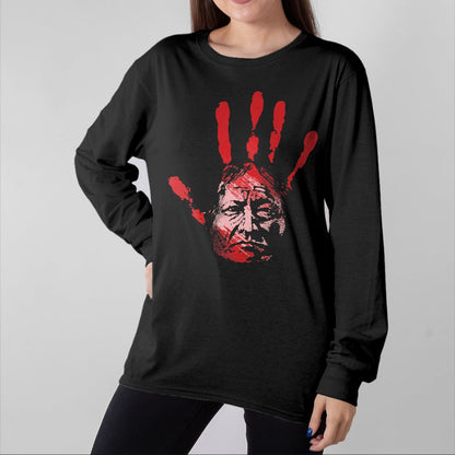 Native American T-Shirts, Vintage Native American Unisex T-Shirt/Hoodie/Sweatshirt HLT00 - Native American Indigenous Red Hand Indian Blood Themed (3)