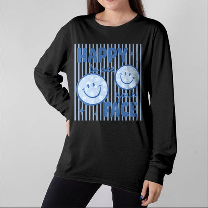 Best Teacher Shirt, Funny Teacher UnisexT-Shirt/Hoodie/Sweatshirt HLT00 - Happy to See Your Face Smile Face Teacher Kid Back to School T-Shirt