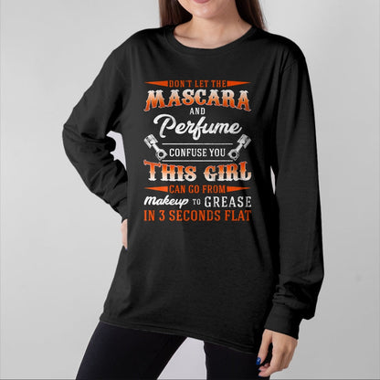 Best Mechanic Life Shirt, Funny Mechanic UnisexT-Shirt/Hoodie/Sweatshirt HLT00 - Mascara and Perfume I'm A Female Mechanic Sarcasm Gift T-Shirt