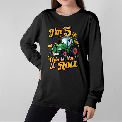 Best Farmer Life Shirt, Funny Farmer UnisexT-Shirt/Hoodie/Sweatshirt HLT00 - Kids Farm Green Tractor 5th Birthday Party Farmer Boy 5 Year Old T-Shirt
