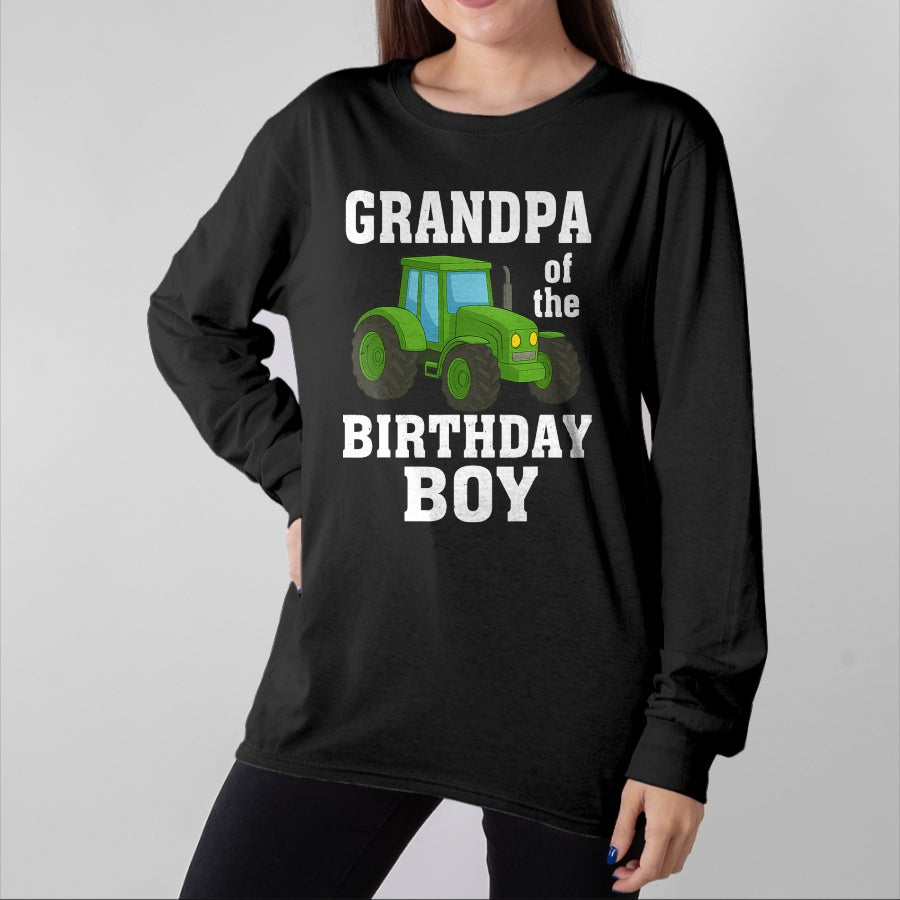Best Farmer Life Shirt, Funny Farmer UnisexT-Shirt/Hoodie/Sweatshirt HLT00 - Funny Grandpa of The Birthday Boy Tractor Farm Family T-Shirt