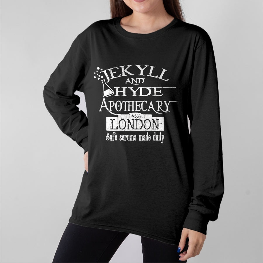 Best Doctor Shirt, Funny Doctor UnisexT-Shirt/Hoodie/Sweatshirt HLT00 - Jekyll and Hyde Apothecary Doctor London 1886 Halloween Gift T-Shirt
