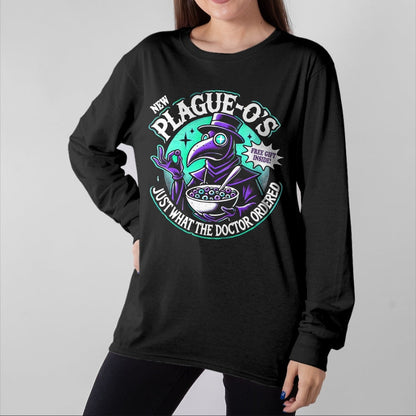 Best Doctor Shirt, Funny Doctor UnisexT-Shirt/Hoodie/Sweatshirt HLT00 - Plague Doctor Shirt Cereal Parody Plague O's Plague Doctor T-Shirt
