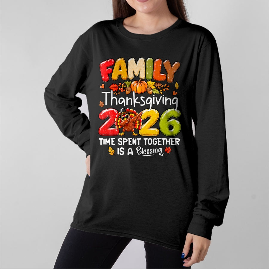Best Thanksgiving Family Shirt , Funny Thanksgiving UnisexT-Shirt/Hoodie/Sweatshirt HLT00 - Family Thanksgiving 2026 Thanksgiving Crew Turkey Matching T-Shirt